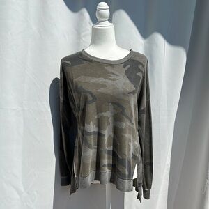 Dantelle | Green Camo Long Sleeve Top Evereve